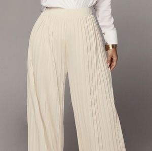 NWT Jluxlabel Cream Pleated Pants